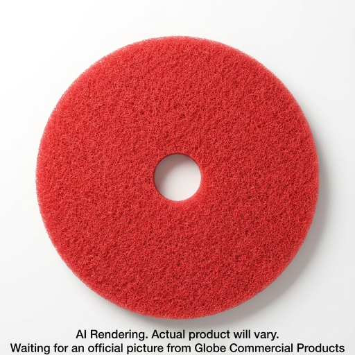 16"  Red Buffing Floor Pad