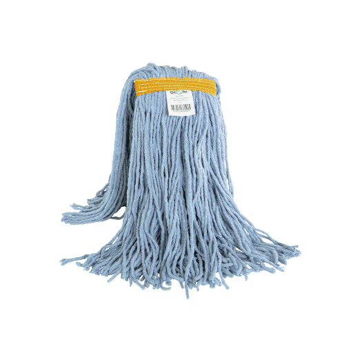Syn-Pro? Synthetic  Wet Mop Narrow Band 24oz Cut End Blue Bagged