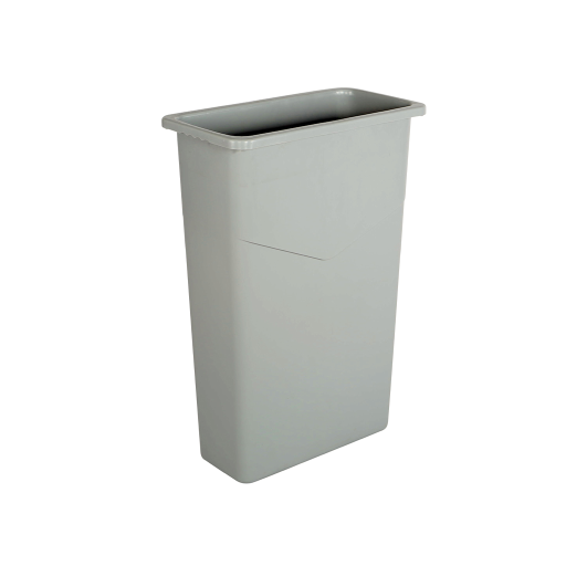 Globe Commercial 23 Gallon Slim Container / Grey