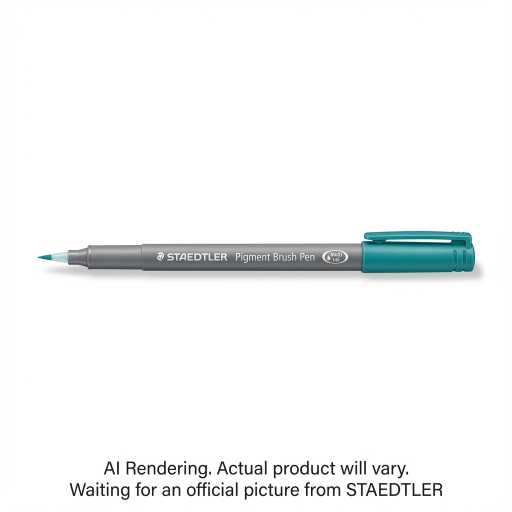 Pigment Brush Pen Teal