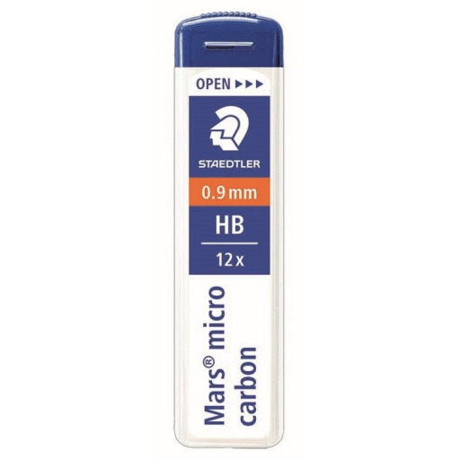 Mech.pen.lead Mars micro0.9 HB 12pc