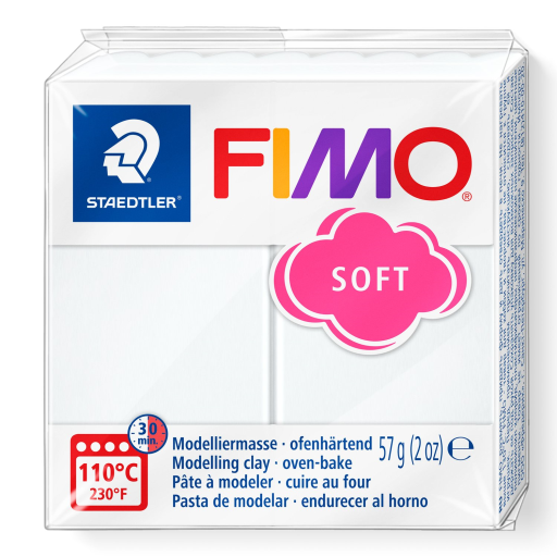Modelling Clay Fimo Soft White 57g (2 oz)