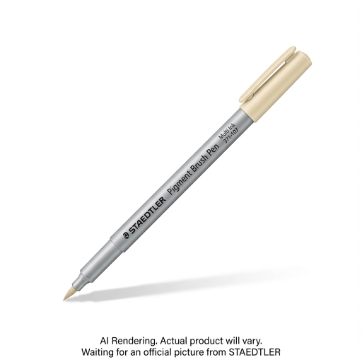 Pigment Brush Pen Ivory