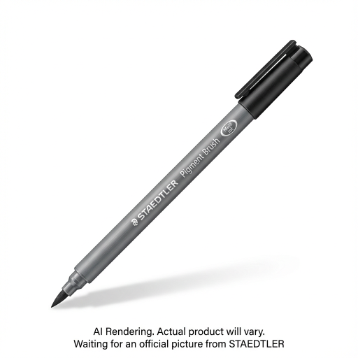 Pigment Brush Pen Intense Black