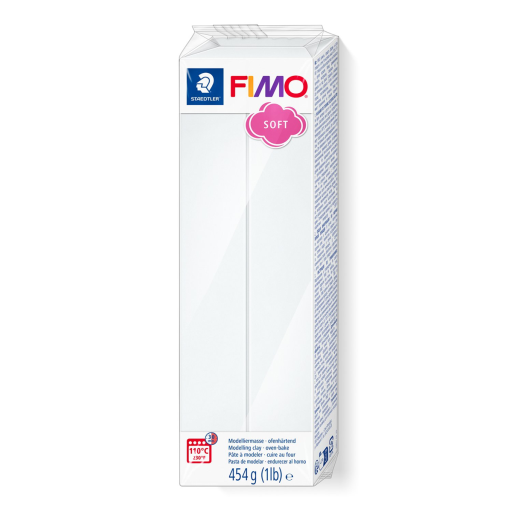 Modelling Clay Fimo Soft 454g (1Lb) White