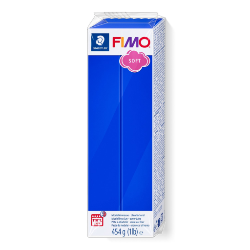 Modelling Clay Fimo Soft 454g (1Lb) Brilliant Blue