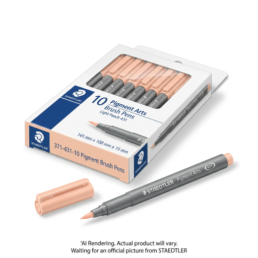 Pigment Brush Pen Light Peach