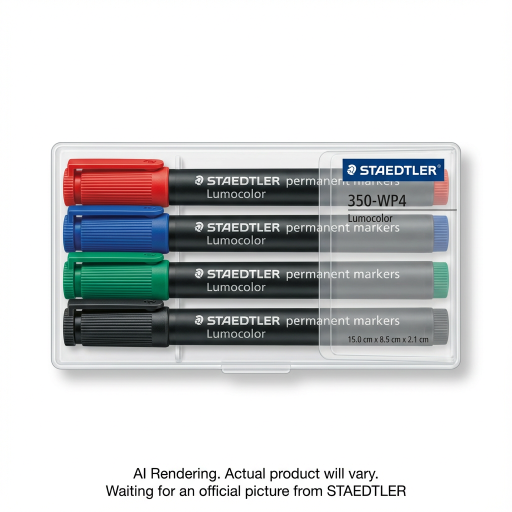 Marker Lumocolor permanent 4pcs.box