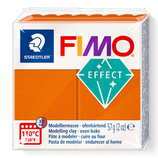 Modelling Clay Fimo Effect Orange Metallic 57g (2 oz)
