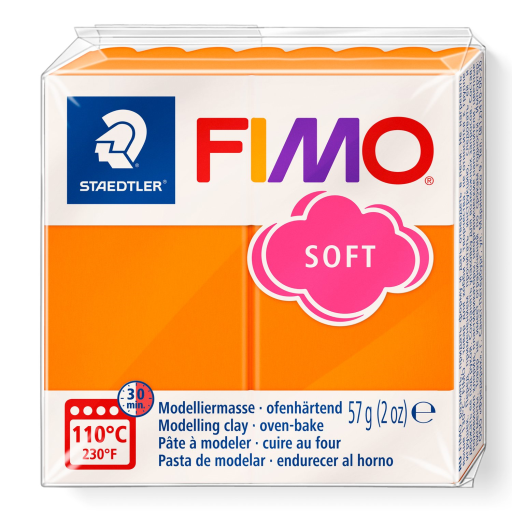Modelling Clay Fimo Soft Tangerine 57g (2 oz)