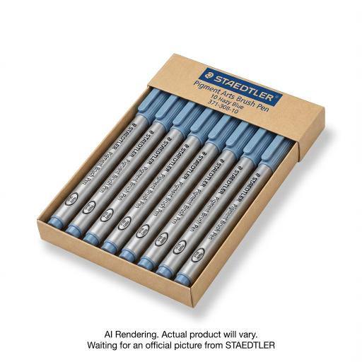 Pigment Brush Pen Hazy Blue