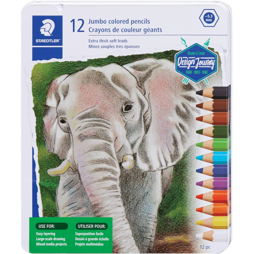 Jumbo Hexa Woodcased Col Pencil Fsc 100%