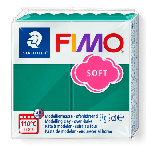 Modelling Clay Fimo Soft Emerald 57g (2 oz)
