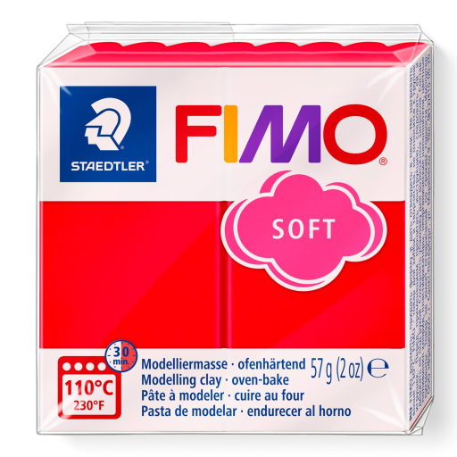 Modelling Clay Fimo Soft Indian Red 57g (2 oz)