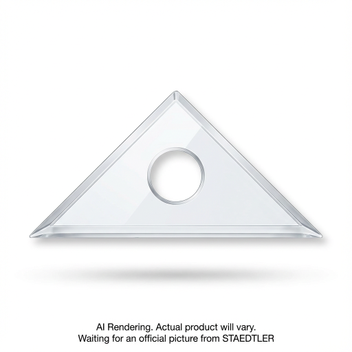 Triangle 8'' 45/90 degree BK