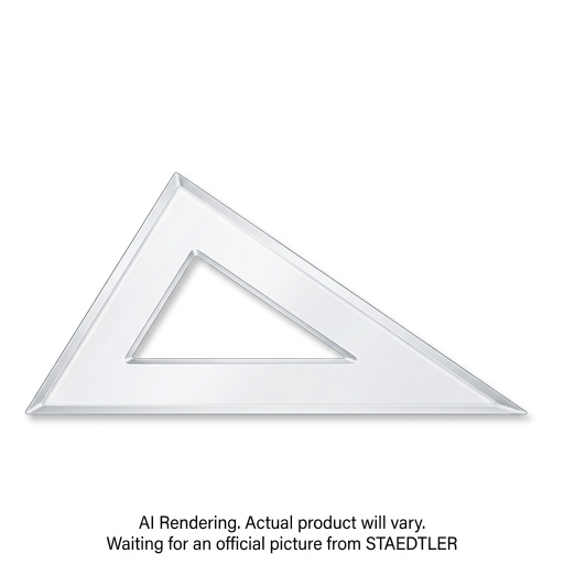 Set square clear acryl.12'' 30/60