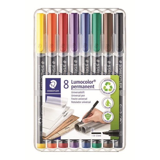 Universal pen Lumocolor perm B 8pcs