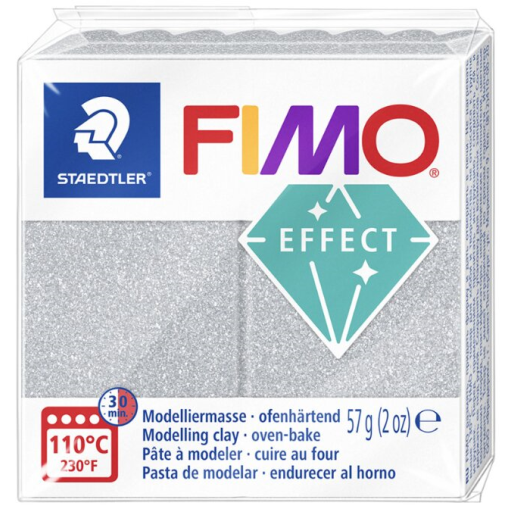 Modelling Clay Fimo Effect Silver Metallic 57g (2 oz)