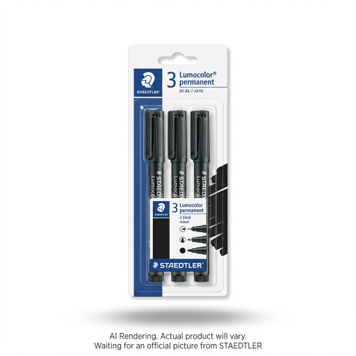 Marker Set Lumocolor 3Pcs Bk