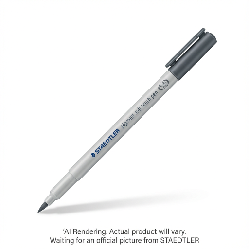 Pigment Soft Brush Pen Coolgrey Drk