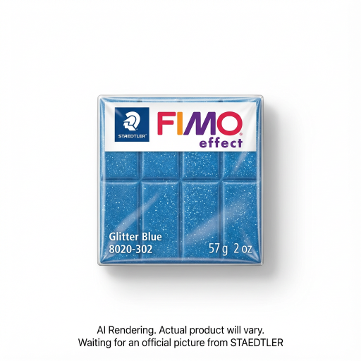 Modelling Clay Fimo Effect Glitter Blue 57g (2 oz)