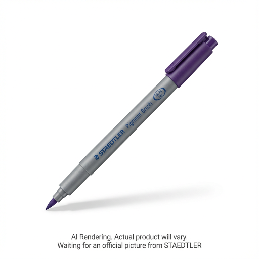Pigment Brush Pen Violet