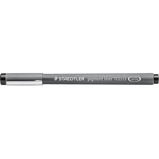 Fineliner pigment liner 2.0mm black