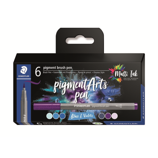 Pigment arts Brush Blues & Violets