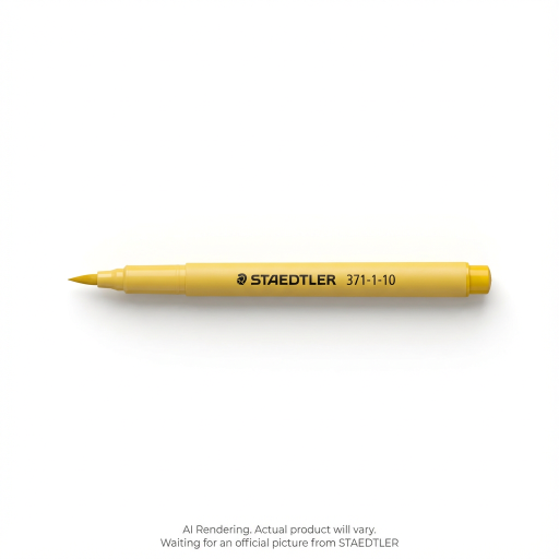 Pigment Brush Pen Yellow