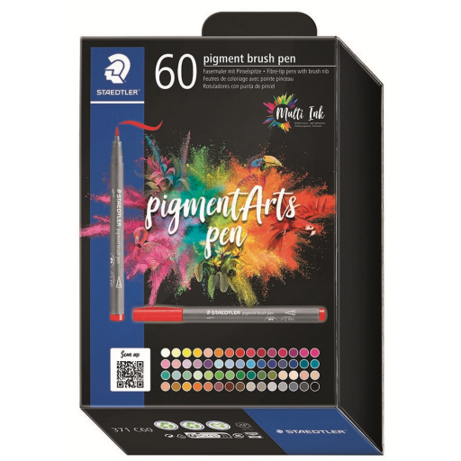 Pigment Brush Pen 60Pcs