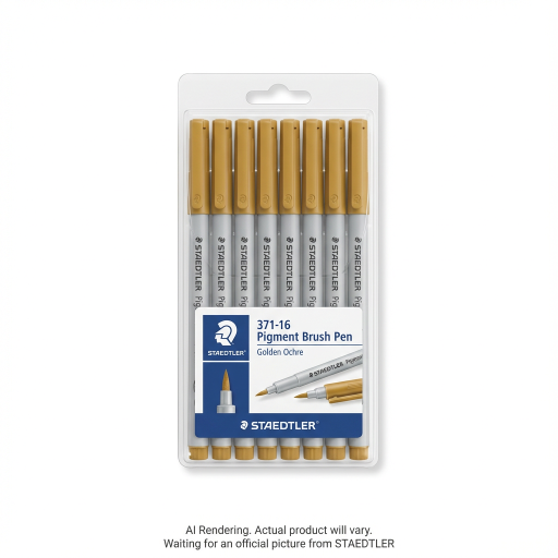 Pigment Brush Pen Golden Ochre