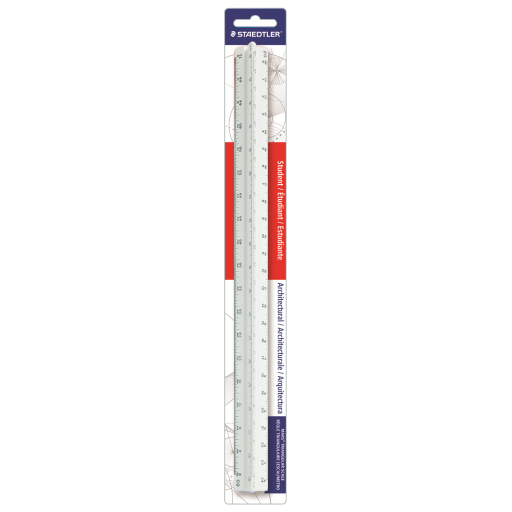 98719-31BK STAEDTLER-Mars Limited Scale triangular plastic