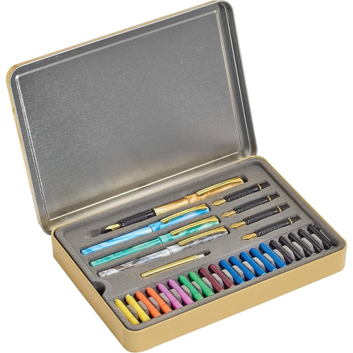 Calligraphy tin set 5 nibs