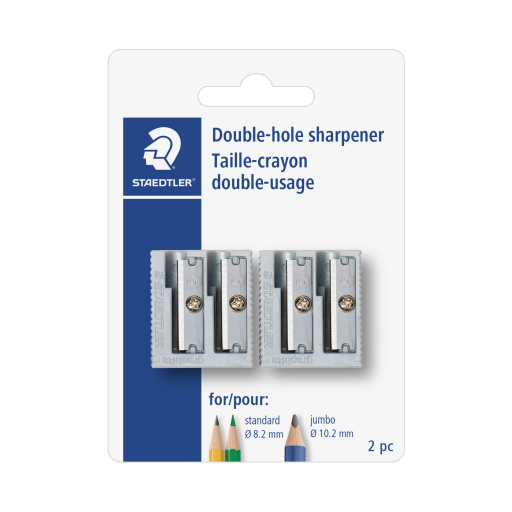 Double-Hole Plastic Silver, Bk 2