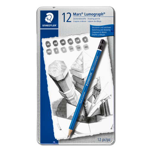 100-G12-12 STAEDTLER-Mars Limited PENCIL SET LUMOGRAPH