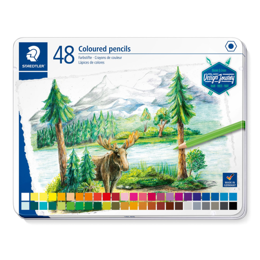Coloured pencil 48pcs 100% PEFC