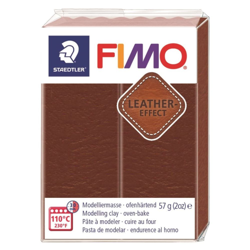 Modelling Clay Fimo Leather Effect Nut 57g (2 oz)
