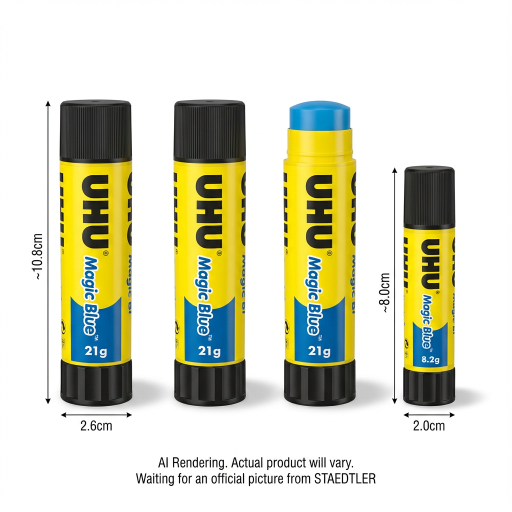 Glue, UHU, 3x21+8g BLUE