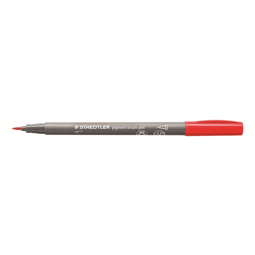 Pigment Brush Pen Red