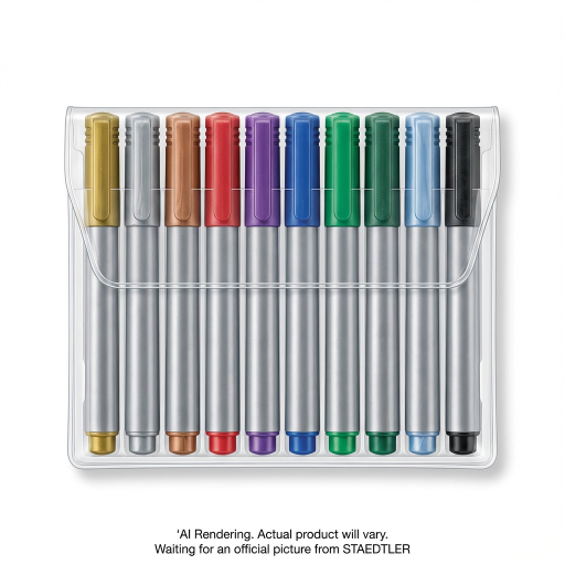 Marker metallic pen 10pc. 1-2 mm