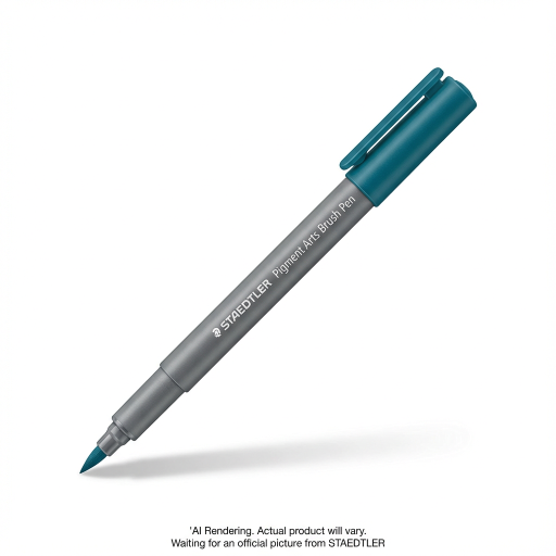 Pigment Brush Pen Petrol Blue