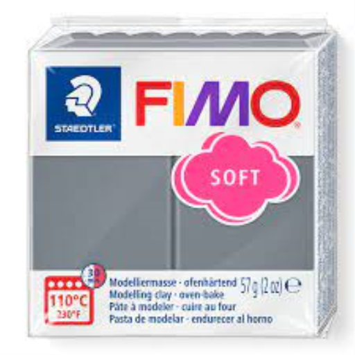 Modelling Clay Fimo Soft Stormy Gray 57g (2 oz)
