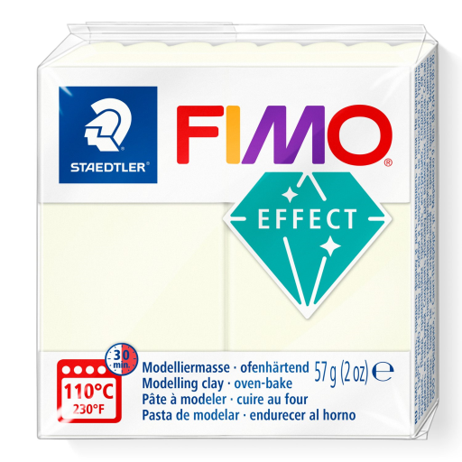 Modelling Clay Fimo Effect Noctilucent (Glow in the Dark) 57g (2 oz)
