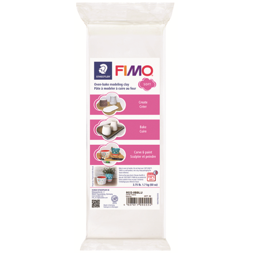 Modelling Clay Fimo Soft 1.7kg (3.75Lb) White