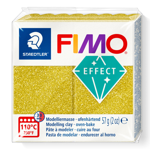Modelling Clay Fimo Effect Gold Glitter 57g (2 oz)