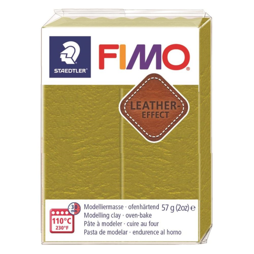 Modelling Clay Fimo Leather Effect Olive 57g (2 oz)
