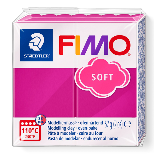 Modelling Clay Fimo Soft Raspberry 57g (2 oz)