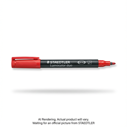 Double-Tip Marker Lumocolor Duo Red
