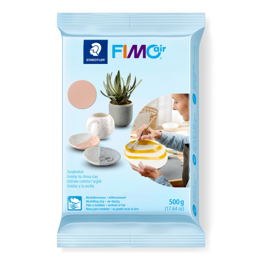 Modelling Clay Fimoair 500g Pale Pink