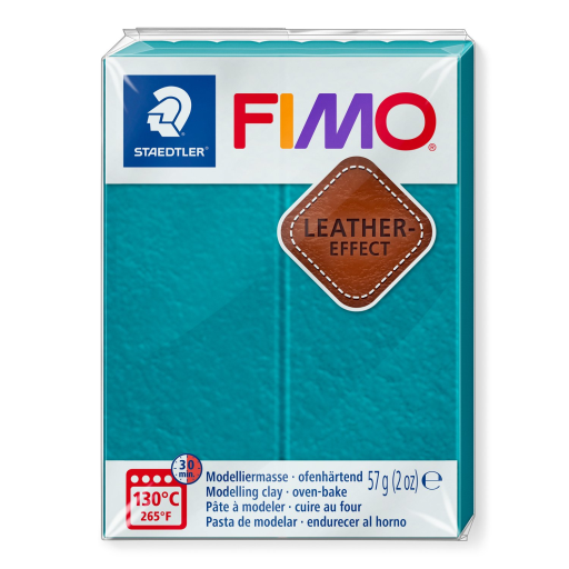Modelling Clay Fimo Leather Effect Lagoon 57g (2 oz)